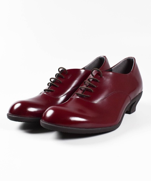 chausser（ショセ）の「【KS】【TRAVEL SHOES by chausser/トラベルシューズバイショセ】レザー レースアップ ウエッジソール シューズ（ドレスシューズ・レディース・ワインレッド・36/38）」の10枚目の写真