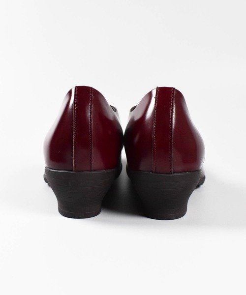 chausser（ショセ）の「【KS】【TRAVEL SHOES by chausser/トラベルシューズバイショセ】レザー レースアップ ウエッジソール シューズ（ドレスシューズ・レディース・ワインレッド・36/38）」の8枚目の写真