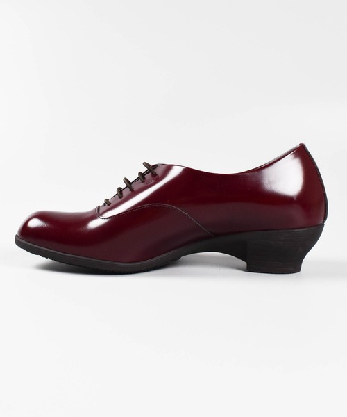 chausser（ショセ）の「【KS】【TRAVEL SHOES by chausser/トラベルシューズバイショセ】レザー レースアップ ウエッジソール シューズ（ドレスシューズ・レディース・ワインレッド・36/38）」の6枚目の写真