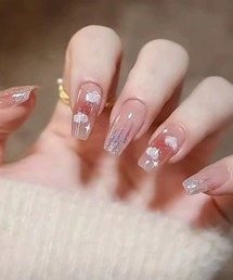 3D シェル ミックス ネイルチップ セット（ネイルシール/ネイルチップ