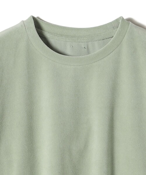 セール】〈手洗い可能〉コットン ポリエステル ベロア ワイド スリーブ