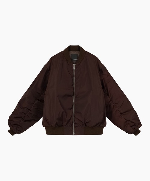 LAD MUSICIAN（ラッドミュージシャン）の「SOLO TWILL MA-1（MA-1・メンズ・ブラック/ワイン系・42/44/46）」の2枚目の写真