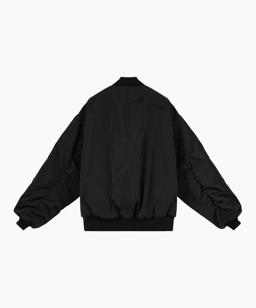 LAD MUSICIAN（ラッドミュージシャン）の「SOLO TWILL MA-1（MA-1・メンズ・ブラック/ワイン系・42/44/46）」の3枚目の写真