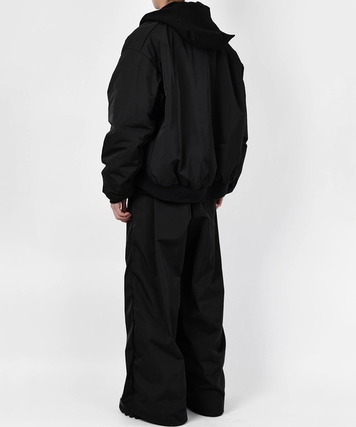 LAD MUSICIAN（ラッドミュージシャン）の「SOLO TWILL MA-1（MA-1・メンズ・ブラック/ワイン系・42/44/46）」の5枚目の写真