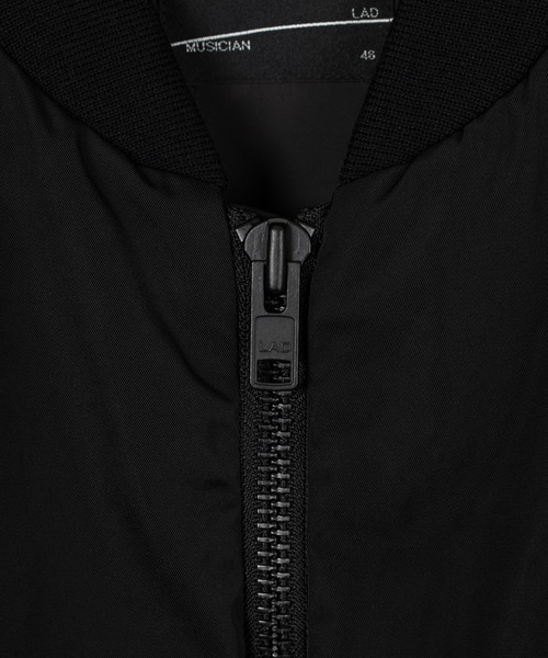 LAD MUSICIAN（ラッドミュージシャン）の「SOLO TWILL MA-1（MA-1・メンズ・ブラック/ワイン系・42/44/46）」の8枚目の写真