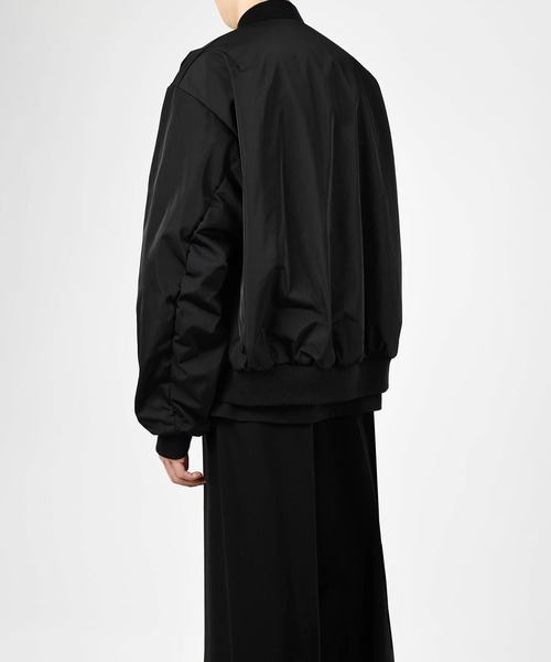 LAD MUSICIAN（ラッドミュージシャン）の「SOLO TWILL MA-1（MA-1・メンズ・ブラック/ワイン系・42/44/46）」の7枚目の写真