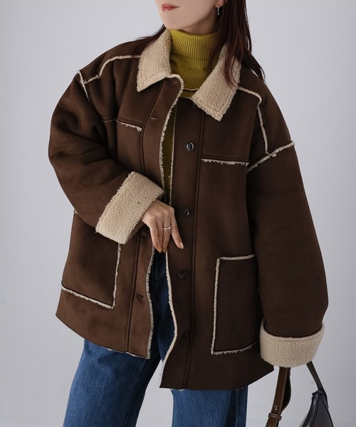 ミドル丈ムートンコート（ムートンコート）｜Riberry（リベリー）の