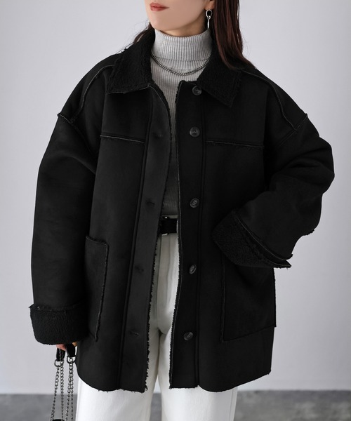 ミドル丈ムートンコート（ムートンコート）｜Riberry（リベリー）の