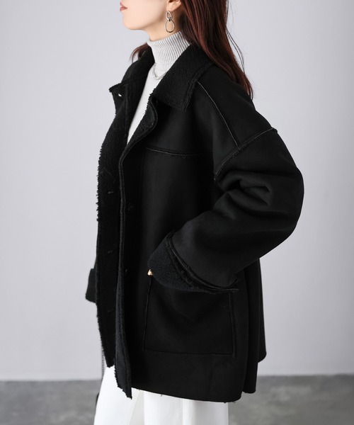 ミドル丈ムートンコート（ムートンコート）｜Riberry（リベリー）の