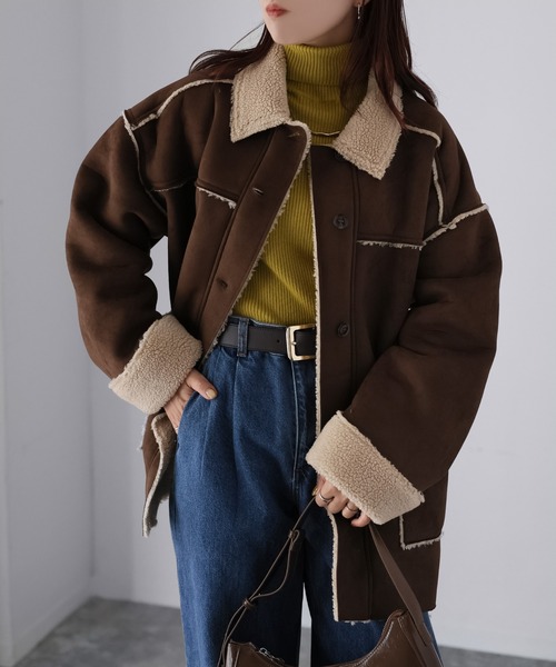 ミドル丈ムートンコート（ムートンコート）｜Riberry（リベリー）の