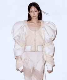 Seivson（セイヴソン）の「【Seivson】 Japanese Leather Shearling Armor Varsity Jacket（ブルゾン）」