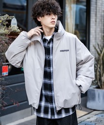STARTER BLACK LABEL | STARTER BLACK LABEL スターターブラックレーベル タスランファイバー中綿ワンポイントロゴ刺繍スタンドジャケット(ブルゾン)