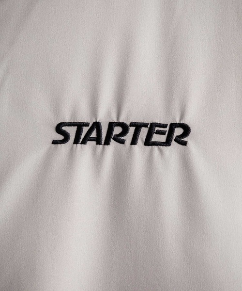 STARTER BLACK LABEL(スターターブラックレーベル)の「STARTER BLACK LABEL スターターブラックレーベル タスランファイバー中綿ワンポイントロゴ刺繍スタンドジャケット(ブルゾン・メンズ・チャコール/グレー/カーキ/ブラック・XL/L/M)」の12枚目の写真