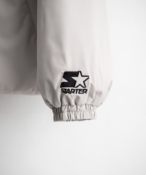 STARTER BLACK LABEL(スターターブラックレーベル)の「STARTER BLACK LABEL スターターブラックレーベル タスランファイバー中綿ワンポイントロゴ刺繍スタンドジャケット(ブルゾン・メンズ・チャコール/グレー/カーキ/ブラック・XL/L/M)」の14枚目の写真