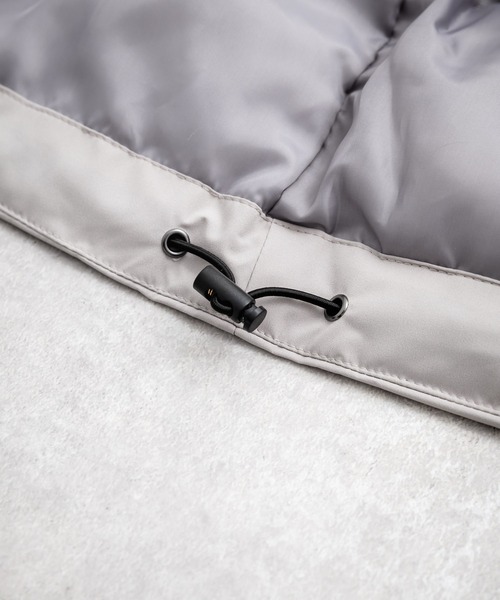 STARTER BLACK LABEL(スターターブラックレーベル)の「STARTER BLACK LABEL スターターブラックレーベル タスランファイバー中綿ワンポイントロゴ刺繍スタンドジャケット(ブルゾン・メンズ・チャコール/グレー/カーキ/ブラック・XL/L/M)」の17枚目の写真