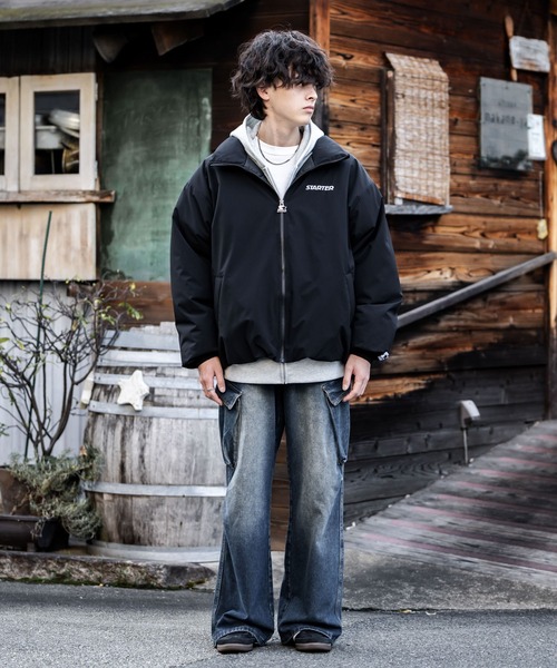 STARTER 90s レザー ジャケット スターター ブルゾン jacket STARTER 90s レザー ジャケット スターター ブルゾン jacket