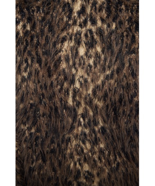 MOUSSY（マウジー）の「BRUSHED LEOPARD カーディガン（カーディガン