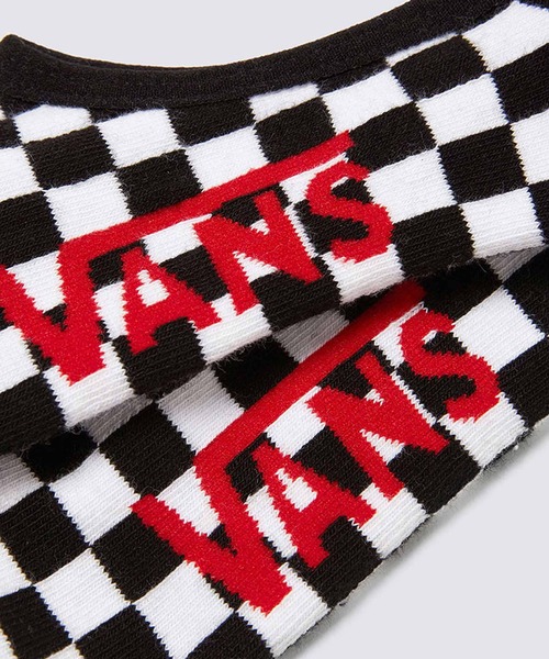 VANS（バンズ）の「クラシック スーパーノーショウソックス / CHECKERBOARD SUPER NO SHOW CHE VN000HKT7051（ソックス/靴下・メンズ・ブラック・MEDIUM/LARGE）」の3枚目の写真