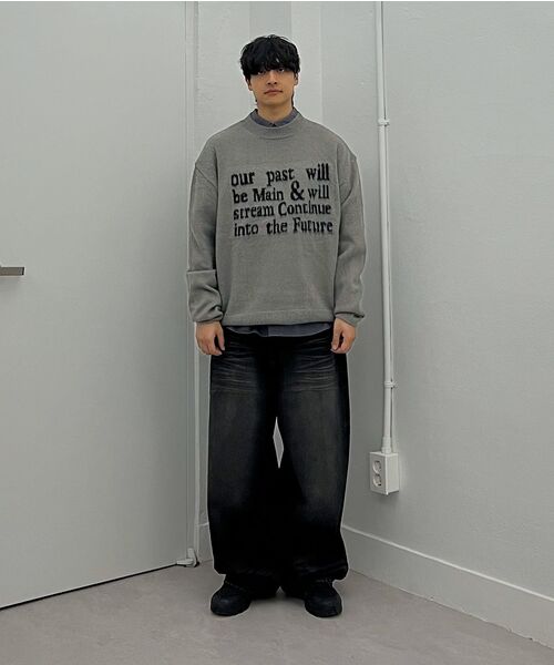 Millo Archive(ミロ アーカイブ)の「ダイアグナルフェードデニムパンツ【ウォッシュドブルー】(デニムパンツ・メンズ・その他・MEDIUM/LARGE/X-LARGE)」の8枚目の写真