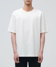 リラックスフィットクルーネックTシャツ[クリーム]
