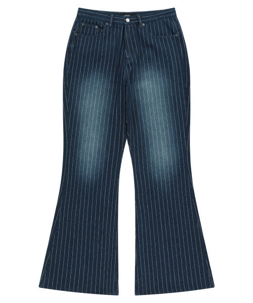 AAKAM(アーカム)の「Striped Flare Denim Pants (Blue)(デニムパンツ・レディース・その他・1/2)」の12枚目の写真