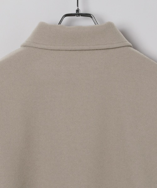 GLOBAL WORK(グローバルワーク)の「ウーリーテックジップブルゾン/595539(ブルゾン・メンズ・ブラック/グレイッシュベージュ・SMALL/MEDIUM/LARGE)」の22枚目の写真