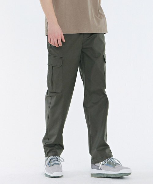 CHASECULT（チェイスカルト）の「男性カーゴ裾ストリングパンツ-CARK2214B0V（スウェットパンツ・メンズ・カーキ・70）」の4枚目の写真