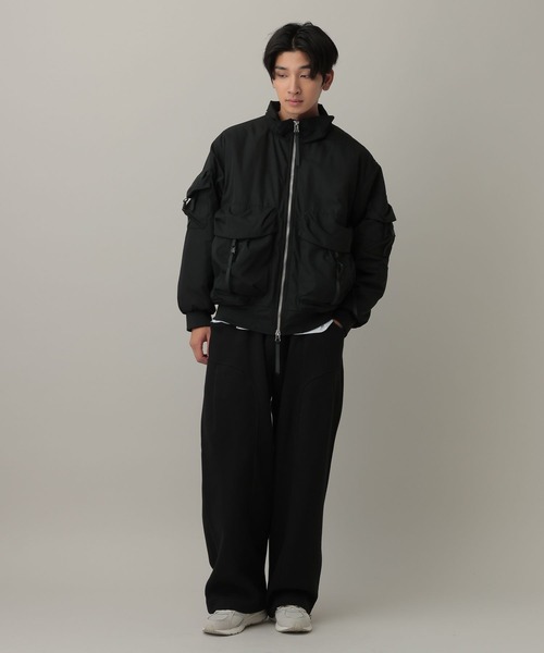 LAND MUSEUM（ランドミュージアム）の「LAND MUSEUM／ラインパンツ（スウェットパンツ・メンズ・ブラック/グレー・FREE）」の6枚目の写真