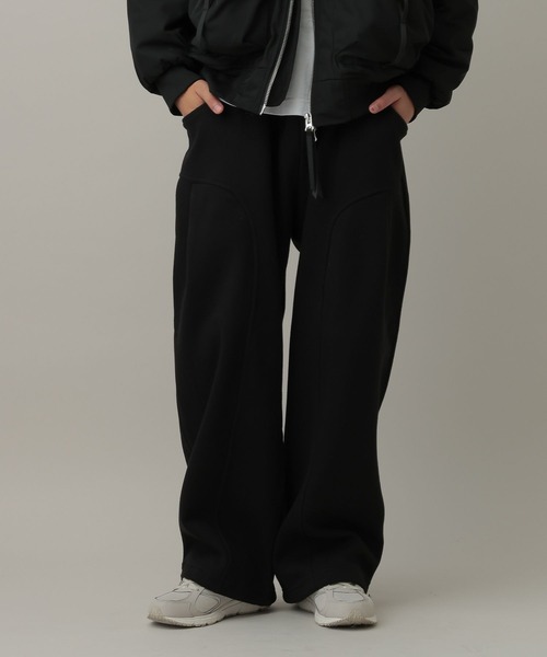 LAND MUSEUM（ランドミュージアム）の「LAND MUSEUM／ラインパンツ（スウェットパンツ・メンズ・ブラック/グレー・FREE）」の8枚目の写真