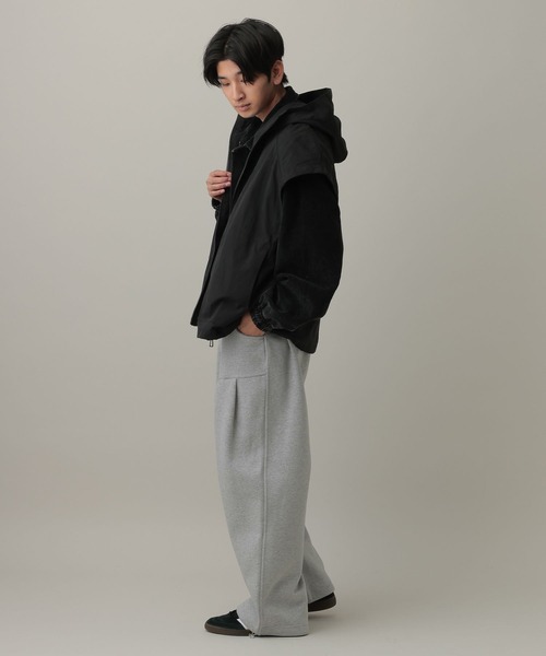 LAND MUSEUM（ランドミュージアム）の「LAND MUSEUM／ラインパンツ（スウェットパンツ・メンズ・ブラック/グレー・FREE）」の12枚目の写真