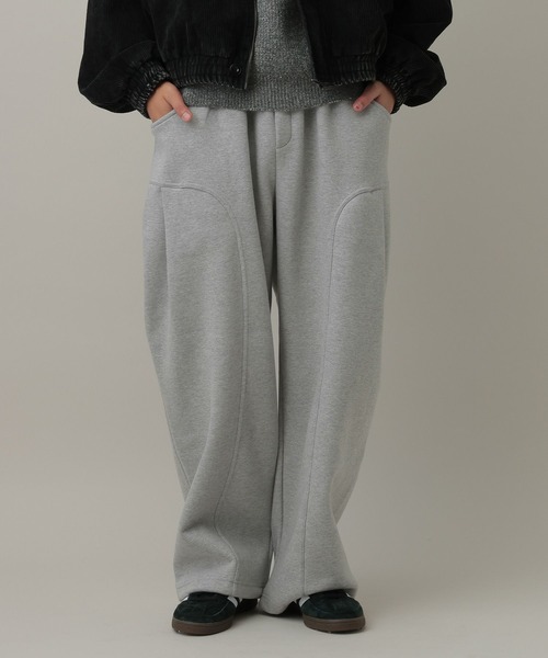 LAND MUSEUM（ランドミュージアム）の「LAND MUSEUM／ラインパンツ（スウェットパンツ・メンズ・ブラック/グレー・FREE）」の15枚目の写真