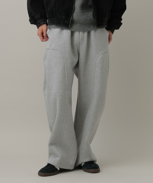 LAND MUSEUM（ランドミュージアム）の「LAND MUSEUM／ラインパンツ（スウェットパンツ・メンズ・ブラック/グレー・FREE）」の17枚目の写真