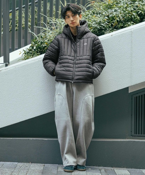 LAND MUSEUM（ランドミュージアム）の「LAND MUSEUM／ラインパンツ（スウェットパンツ・メンズ・ブラック/グレー・FREE）」の3枚目の写真