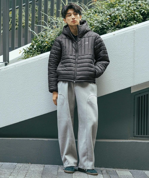 LAND MUSEUM（ランドミュージアム）の「LAND MUSEUM／ラインパンツ（スウェットパンツ・メンズ・ブラック/グレー・FREE）」の4枚目の写真