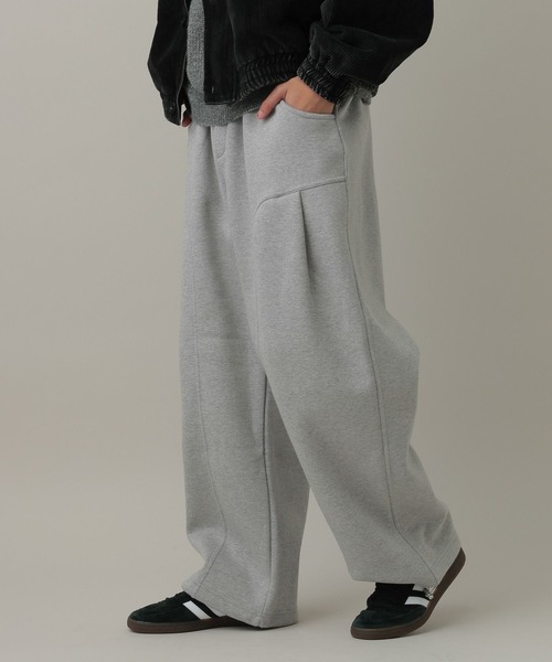 LAND MUSEUM（ランドミュージアム）の「LAND MUSEUM／ラインパンツ（スウェットパンツ・メンズ・ブラック/グレー・FREE）」の16枚目の写真