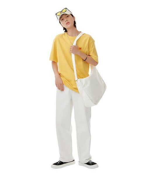 MUSINSA STANDARD（ムシンサスタンダード）の「コントラストステッチレギュラーフィットデニムパンツ[クリーム]（デニムパンツ・メンズ・その他・28/29/32/30/31/33/26/27/40/38/42/36/34）」の13枚目の写真