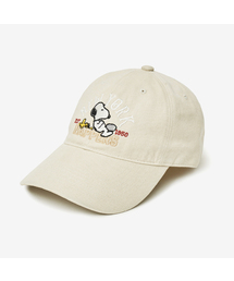 VTWO（ブイツー）の「ニューヨークスヌーピーピグメントウォッシュドボールキャップ (ベージュ)（キャップ）」