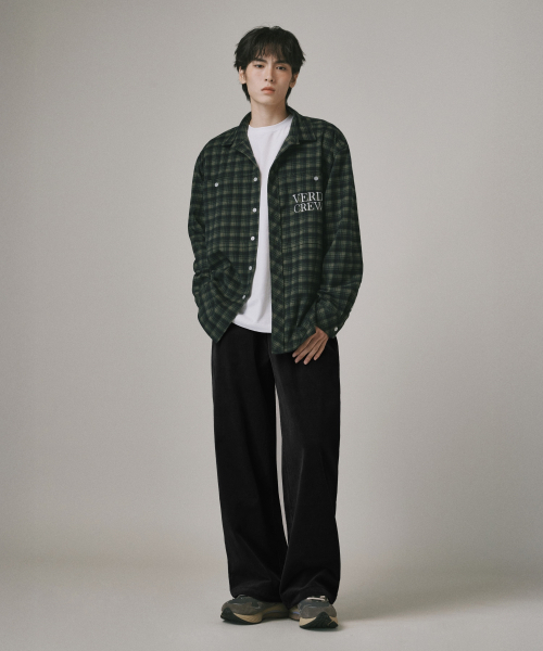Verdnt（バーダント）の「ベーシックワイドコーデュロイバンディングパンツ[ブラック]（その他パンツ・レディース・その他・LARGE/SMALL/MEDIUM）」の4枚目の写真