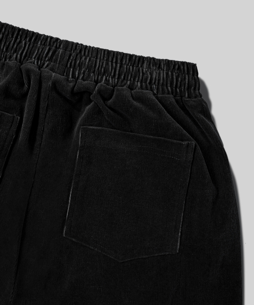 Verdnt（バーダント）の「ベーシックワイドコーデュロイバンディングパンツ[ブラック]（その他パンツ・レディース・その他・LARGE/SMALL/MEDIUM）」の8枚目の写真