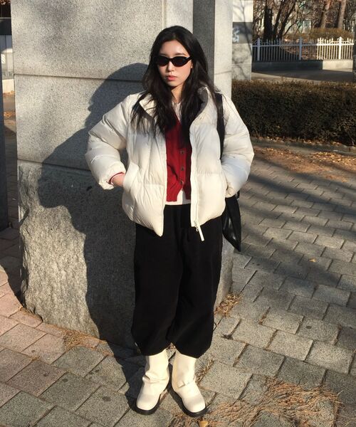 Verdnt（バーダント）の「ベーシックワイドコーデュロイバンディングパンツ[ブラック]（その他パンツ・レディース・その他・LARGE/SMALL/MEDIUM）」の10枚目の写真