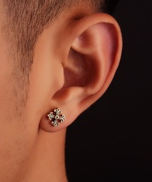 MASHIRO】クロスワンポイントピアス ユニセックス(MA/EK458)（ピアス
