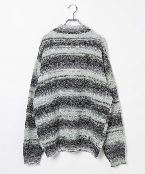 BAYFLOW（ベイフロー）の「ブークレスキッパーニットプルオーバー（ニット/セーター・メンズ・ベージュ/グレー・MEDIUM/LARGE）」の14枚目の写真