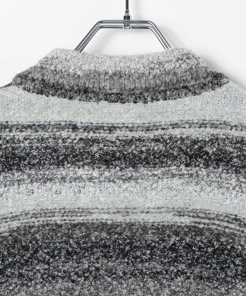 BAYFLOW（ベイフロー）の「ブークレスキッパーニットプルオーバー（ニット/セーター・メンズ・ベージュ/グレー・MEDIUM/LARGE）」の17枚目の写真