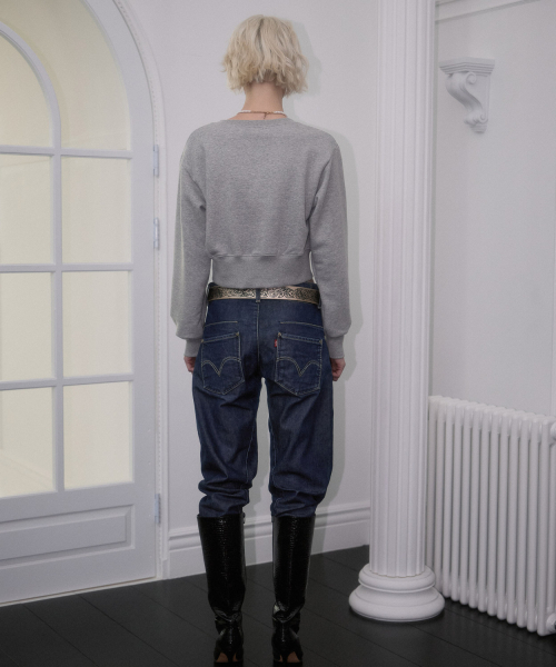 ROSEFRANTZ（ロゼフランツ）の「Eyelet Slit Sweatshirt [Gray]（スウェット・レディース・アッシュグレー・OS）」の4枚目の写真