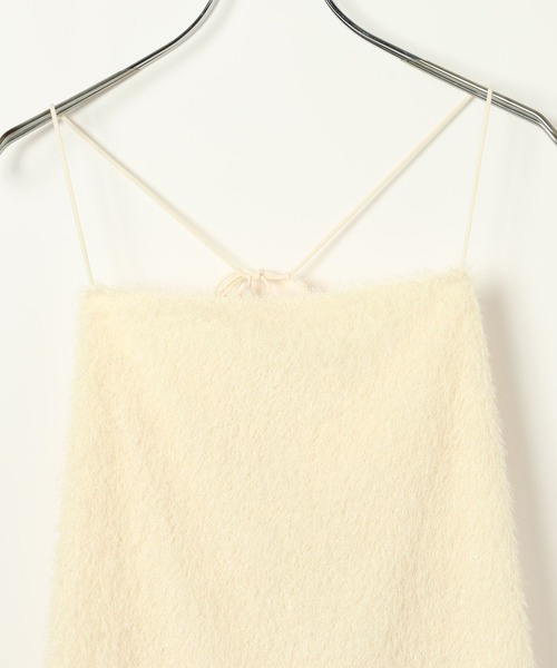 BAYFLOW（ベイフロー）の「[WEB限定]ラメシャギービスチェ（キャミソール・レディース・アイボリー/ブラック・FREE）」の17枚目の写真
