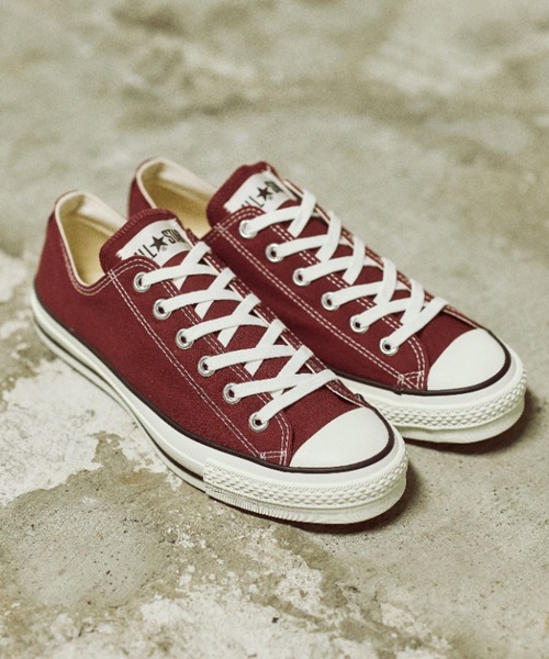 CONVERSE（コンバース）の「CANVAS ALL STAR J OX　31316720（スニーカー・メンズ・バーガンディー・6h/7/7h/8h/9/9h/10h/8）」の8枚目の写真