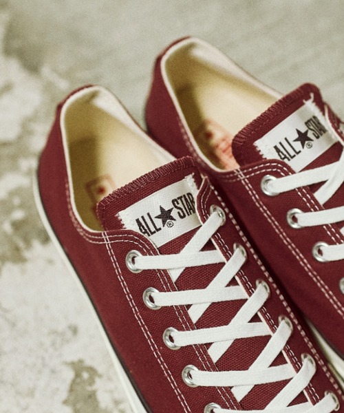 CONVERSE（コンバース）の「CANVAS ALL STAR J OX　31316720（スニーカー・メンズ・バーガンディー・6h/7/7h/8h/9/9h/10h/8）」の2枚目の写真