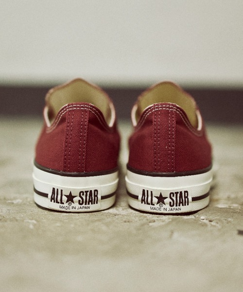 CONVERSE（コンバース）の「CANVAS ALL STAR J OX　31316720（スニーカー・メンズ・バーガンディー・6h/7/7h/8h/9/9h/10h/8）」の5枚目の写真