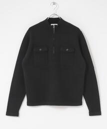 SENSE OF PLACE by URBAN RESEARCH | 『洗濯可』ダブルポケットハーフジップニット(ニット/セーター)