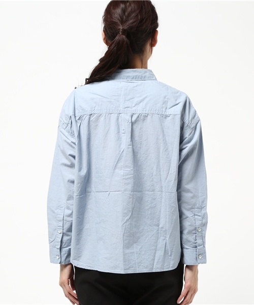 OUTLET（アウトレット）の「【Discoat Parisien】シャンブレーレギュラーSH（シャツ/ブラウス・レディース・サックスブルー・LARGE/MEDIUM）」の7枚目の写真